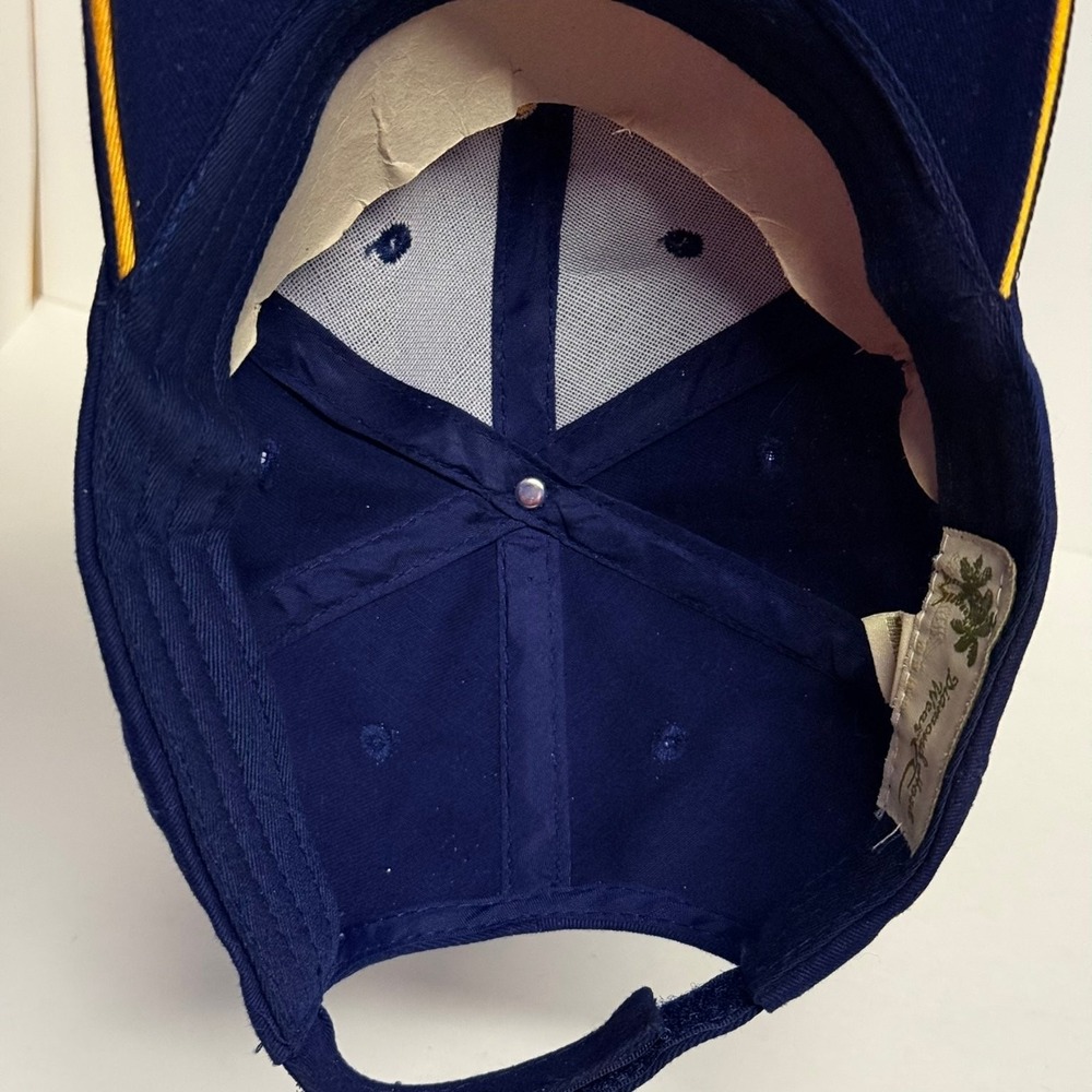 Diamond Head Wear Maui No Ka Oi Hat Men's Adjustable Navy Gold Cotton - Picture 7 of 10